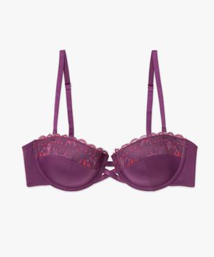 Soutien-gorge bandeau avec bretelles amovibles vue4 - GEMO(HOMWR FEM) - GEMO