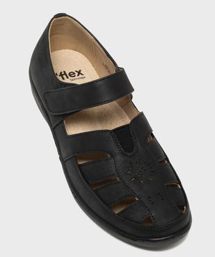 Chaussures confort à brides fermeture scratch femme vue5 - G'FLEX - GEMO