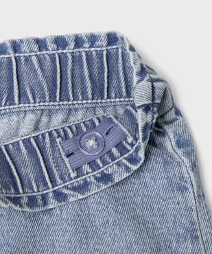 Jean léger coupe ample avec taille ajustable bébé fille vue3 - GEMO(BEBE DEBT) - GEMO