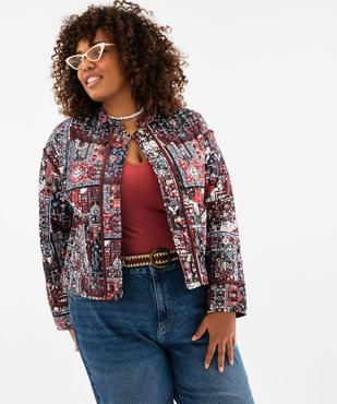 Veste matelassée imprimée femme grande taille vue2 - GEMO (G TAILLE) - GEMO