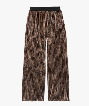 Pantalon de soirée plissé brillant femme vue4 - GEMO(FEMME PAP) - GEMO