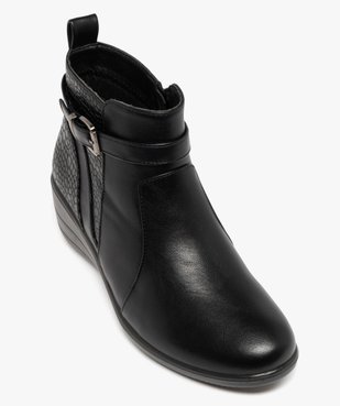 Boots confort avec talon compensé femme vue5 - G'FLEX - GEMO