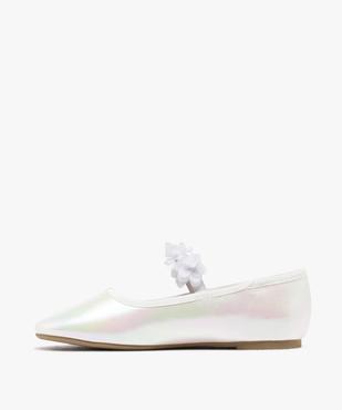 Ballerines irisées avec fleurs en tissu fille vue3 - LOVELY WINGS - GEMO