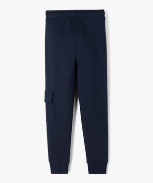 Pantalon de sport coupe slim garçon vue3 - GEMO (ENFANT) - GEMO