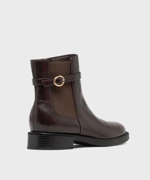Boots style Chelsea à boucle femme - FOLLOW ME vue4 - FOLLOW ME - GEMO