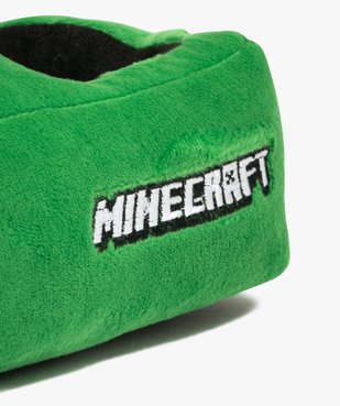 Chaussons garçon en volume Minecraft vue6 - MINECRAFT - GEMO