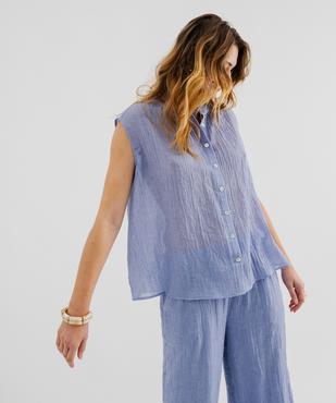 Blouse sans manches coupe oversize femme vue1 - GEMO(FEMME PAP) - GEMO