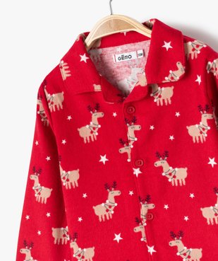 Ensemble de nuit 3 pièces spécial Noël : pyjama + robe de chambre garçon vue4 - GEMO(BB COUCHE) - GEMO