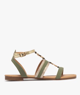 Sandales femme casual à brides fantaisie et ronds métallisés vue8 - VALENTINA BALDA - GEMO