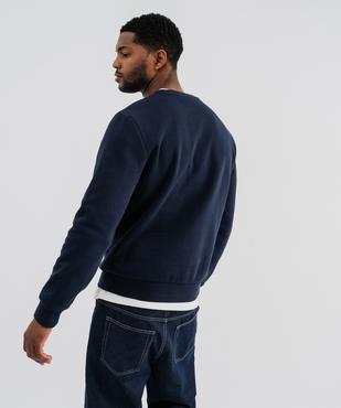 Sweat en molleton doux imprimé homme vue3 - GEMO 4G HOMME - GEMO