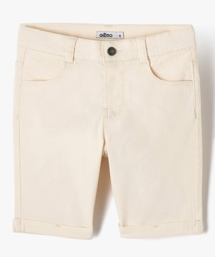 Bermuda en coton léger fille vue1 - GEMO 4G FILLE - GEMO