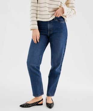 Jean Mom taille haute femme vue1 - GEMO 4G FEMME - GEMO