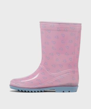 Bottes de pluie à semelle crantée imprimées fille - Stitch & Angel vue3 - LILO & STITCH - GEMO