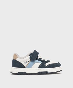 Baskets tricolores à scratch garçon - LuluCastagnette vue1 - LULUCASTAGNETTE - GEMO