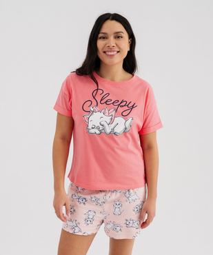 Pyjashort avec motifs Aristochats femme - Disney vue2 - ARISTOCHATS - GEMO