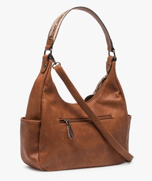 Sac femme multipoches avec breloques fantaisie vue2 - GEMO (ACCESS) - GEMO