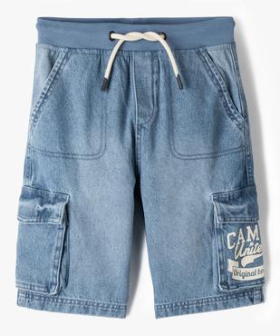 Bermuda garçon en denim multi-poches - Camps United vue2 - CAMPS UNITED - GEMO