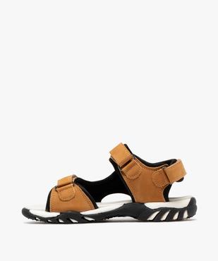 Sandales sport à 3 brides scratch garçon vue3 - BUGGY - GEMO