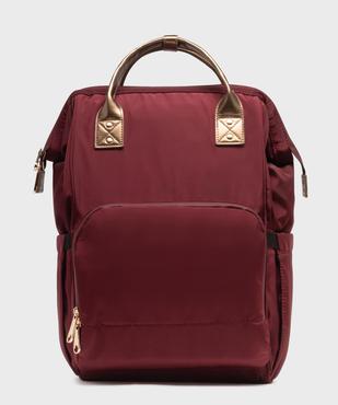 Sac à dos spécial ordinateur avec touches métallisées femme vue1 - GEMO (ACCESS) - GEMO