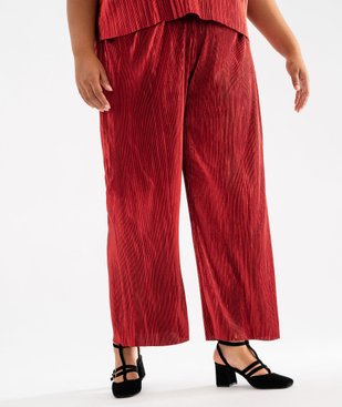 Pantalon plissée grande taille  vue2 - GEMO (G TAILLE) - GEMO