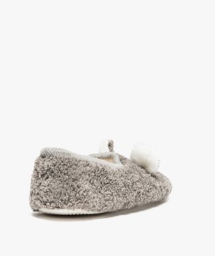 Chaussons animal avec oreilles en relief vue4 - GEMO(HOMWR FEM) - GEMO