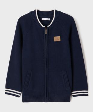 Gilet zippé en coton garçon - LuluCastagnette vue1 - LULUCASTAGNETTE - GEMO