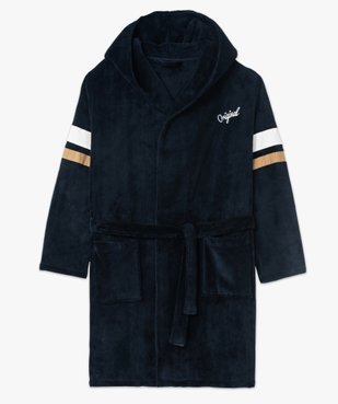 Robe de chambre en velours à capuche homme vue4 - GEMO(HOMWR HOM) - GEMO