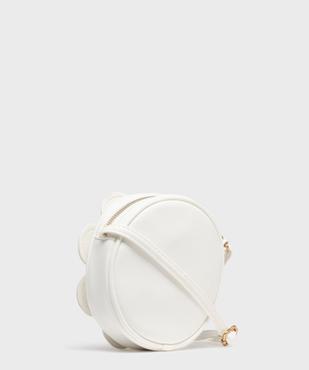 Sac rond à bandoulière avec fleur en relief fille vue2 - GEMO (ACCESS) - GEMO