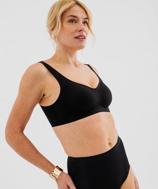 Soutien-gorge triangle en microfibre avec mousses amovibles femme vue1 - GEMO(HOMWR FEM) - GEMO