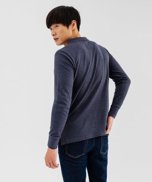 Polo manches longues en coton homme - Tokyo Laundry vue3 - TOKYO LAUNDRY - GEMO