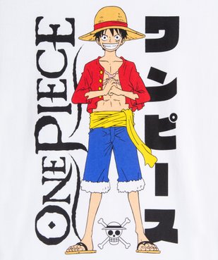 Pyjashort avec motif manga garçon - One Piece vue2 - ONE PIECE - GEMO