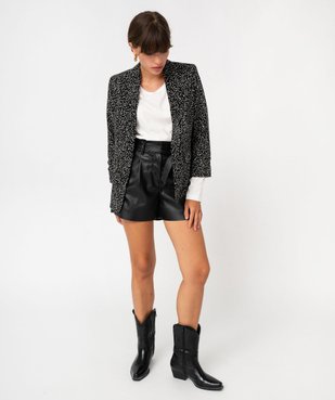 Veste à manches ¾ froncées femme vue5 - GEMO(FEMME PAP) - GEMO