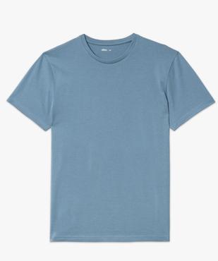 Tee-shirt à manches courtes et col rond homme vue4 - GEMO 4G HOMME - GEMO