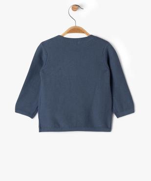 Pull brassière en coton bébé - LuluCastagnette vue4 - LULU CASTAGNETTE GEMO FOR GOOD - GEMO