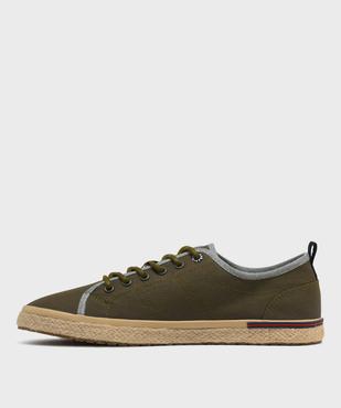 Tennis en toile et semelle corde homme - Urban Steps vue3 - URBAN STEPS GEMO FOR GOOD - GEMO