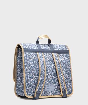 Cartable à motifs fleuris fille vue2 - GEMO (ACCESS) - GEMO