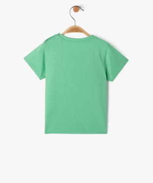 Tee-shirt manches courtes en coton imprimé bébé garçon vue3 - GEMO 4G BEBE - GEMO