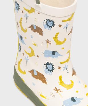 Bottes de pluie à motifs animaux sauvages garçon - 5 Miles vue6 - 5 MILES - GEMO