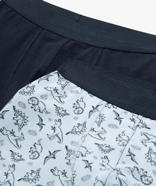 Boxers assortis motif dinosaures garçon (lot de 2) vue4 - GEMO 4G GARCON - GEMO
