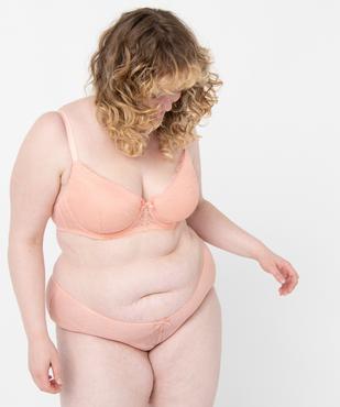 Soutien-gorge grande taille à armatures et coques fines  vue3 - GEMO(HOMWR FEM) - GEMO