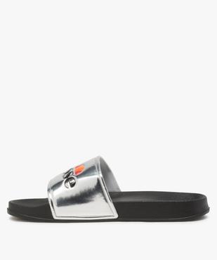 Mules de piscine femme à bandeau métallisé - Ellesse vue3 - ELLESSE - GEMO