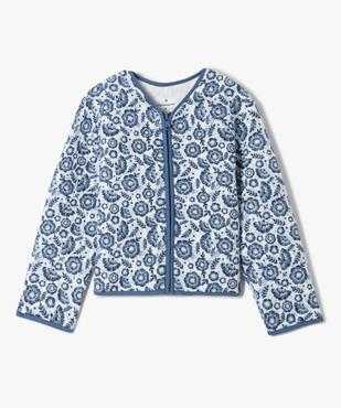 Veste fille matelassée à motifs fleuris - LuluCastagnette vue2 - LULUCASTAGNETTE - GEMO