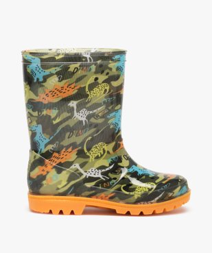 Bottes de pluie garçon imprimées dinosaures vue1 - GEMO (ENFANT) - GEMO