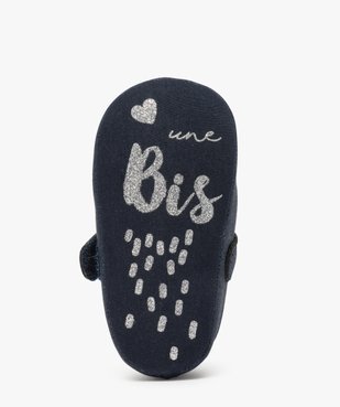 Chaussures de naissance bébé fille babies pailletées vue6 - GEMO(BB COUCHE) - GEMO