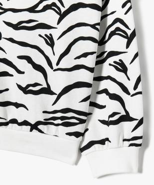 Sweat ample imprimé intérieur molletonné fille vue2 - GEMO (ENFANT) - GEMO