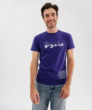 Tee-shirt manches courtes en coton imprimé homme vue1 - GEMO (HOMME) - GEMO