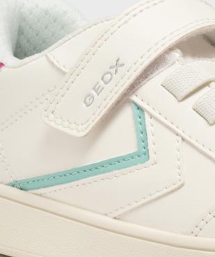 Baskets basses à lacets élastiques et scratch fille - Geox vue6 - GEOX - GEMO