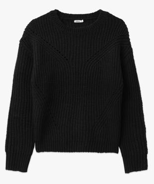 Pull femme en grosse maille fantaisie vue4 - GEMO(FEMME PAP) - GEMO