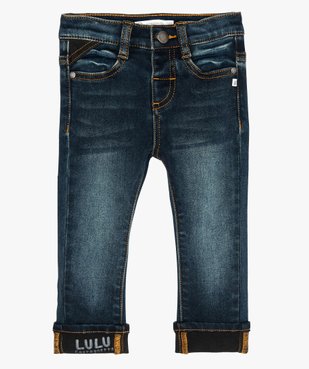 Jean bébé garçon brut coupe skinny – Lulu Castagnette vue1 - LULUCASTAGNETTE - GEMO