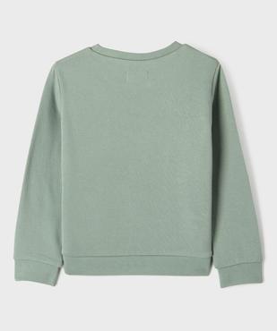 Sweat à motif avec intérieur molletonné fille vue4 - GEMO 4G FILLE - GEMO